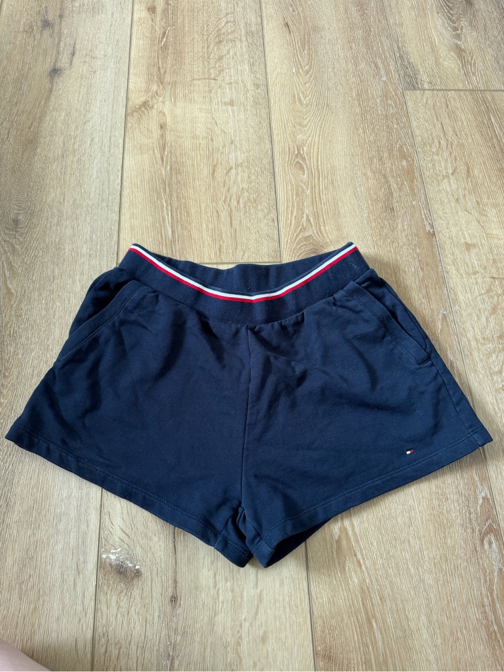 Tommy Hilfiger Womens Sweat Shorts Knit Elastic Waist Size Small